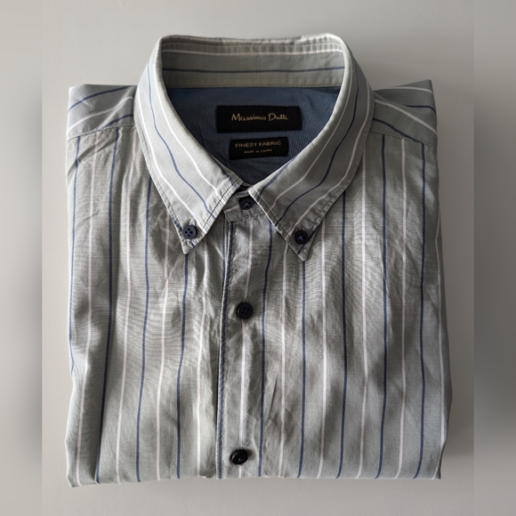 Massimo Dutti Stripped Shirt L - Picture 3 of 7